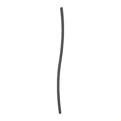 Poteau pour panneau design courbe H1200x85mm 25mm FG2859 Panneau dcoratif Panneau Design Courbe FG2859