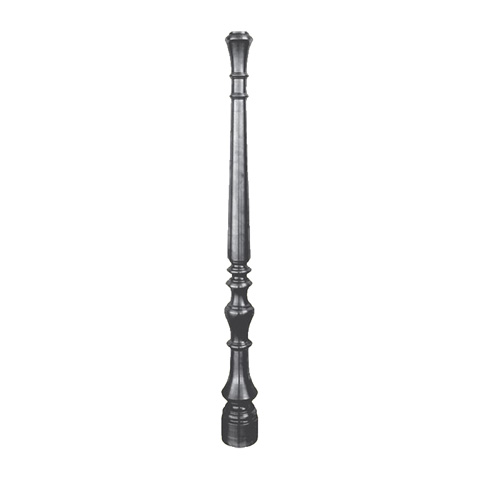 Poteau tourn 95mm hauteur 1000mm FH2809 Poteau Poteau acier tourn FH2809