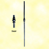 Poteau forg 25mm hauteur 1200mm