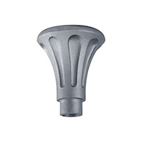 Fixation basse pour tube 80mm