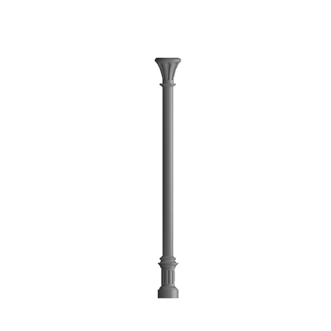 Poteau colonne 80mm lisse H3235mm FH3104 Poteau colonne Poteau lisse fonte d'alu FH3104
