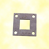 Plaque fixation 80mmx80mm trou 35x35mm