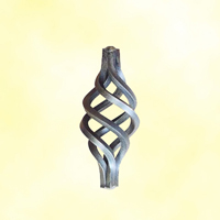 Pigne torsade 12x12mm H120mm