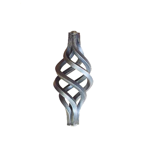 Pigne torsade 12x12mm H120mm FJ2921 Boule torsade Pigne FJ2921