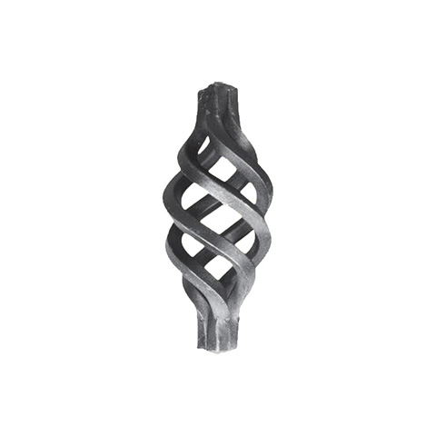 Pigne torsade 14x14mm hauteur 130mm FJ2922 Boule torsade Pigne FJ2922