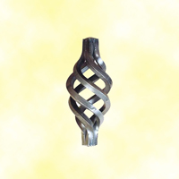Pigne torsade 16x16mm Hauteur 140mm