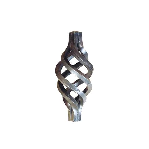 Pigne torsade 16x16mm Hauteur 140mm FJ2925 Boule torsade Pigne FJ2925