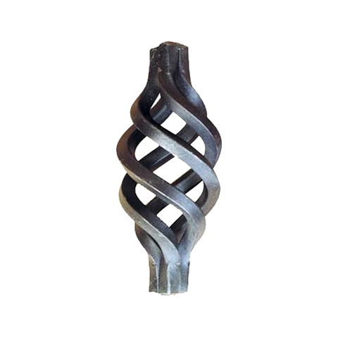 Pigne torsade 20x20mm hauteur 160mm FJ2926 Boule torsade Pigne FJ2926