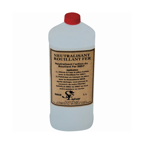 Neutralisant rouillant fer 1L FL3362 Traitement mtaux Neutralisant rouillant fer FL3362