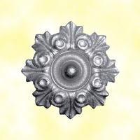 Rosace zingue 130mm