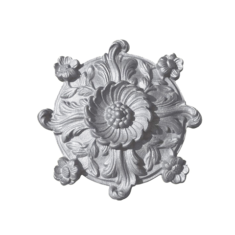 Palmette zingue L165x165mm FL3397 Palmette et rosace Rosace zingue FL3397