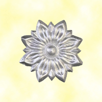 Rosace zingue 90mm