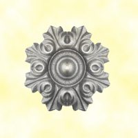 Rosace aluminium 100mm