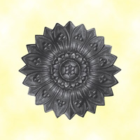 Rosace fonte  225mm