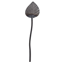 Feuille isole monte sur tige 45x30mm