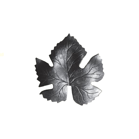 Feuille de vigne 85x85mm en acier forg pais pour la dcoration FP3776 Feuillages et fleurs Feuillage pais FP3776