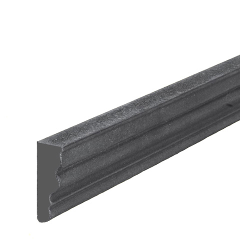 Profil moulur 45x16 pour soubassements de portails