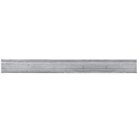 Profil moulur 45x10mm en aluminium pour habillage des soubassements de portails