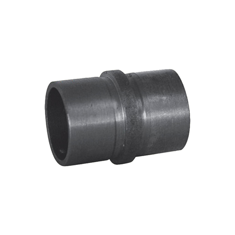 Connecteur droit de main courante en acier pour tube 42,4mm epr 2,5mm