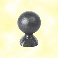 Boule de poteau en acier forge  souder