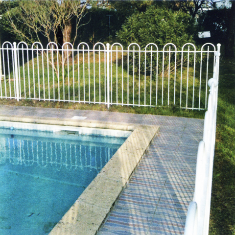 Balustre droit arrondi pour barrires de piscines