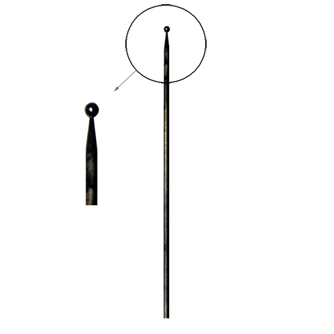 Barreaux  boules 1150mm rond de  12mm sur barreau appoint au pilon