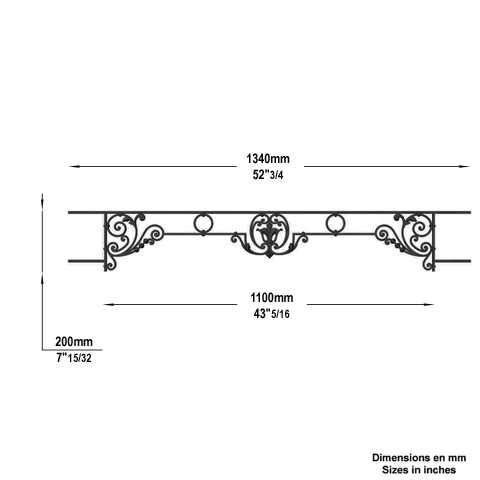 Appui de fentre CHINON longueur 1340mm FL3460 Appuis de fentres Appuis de fentres CHINON FL3460