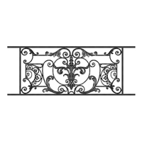 Appui de fentre Amboise longueur 1610mm hauteur 610mm