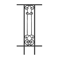 Garde-corps Amboise longueur 540mm hauteur 1100mm