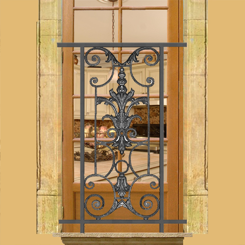 Garde-corps Amboise longueur 720mm hauteur 1100mm FL3475 Balustrade en fonte Balustrade AMBOISE FL3475