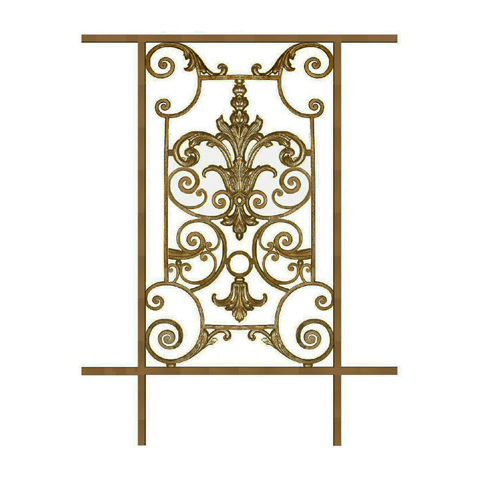 Garde-corps Amboise longueur 850mm hauteur 1100mm FL3476 Balustrade en fonte Balustrade AMBOISE FL3476