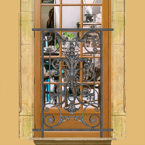 Garde-corps Amboise longueur 850mm hauteur 1100mm FL3476 Balustrade en fonte Balustrade AMBOISE FL3476