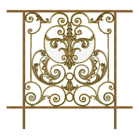 Garde-corps Amboise longueur 1150mm hauteur 1100mm FL3477 Balustrade en fonte Balustrade AMBOISE FL3477
