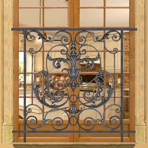 Garde-corps Amboise longueur 1150mm hauteur 1100mm FL3477 Balustrade en fonte Balustrade AMBOISE FL3477