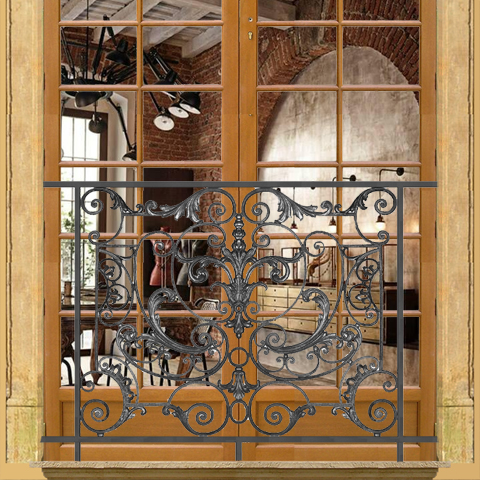 Garde-corps Amboise longueur 1440mm hauteur 1100mm FL3478 Balustrade en fonte Balustrade AMBOISE FL3478