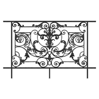Garde-corps Amboise longueur 1750mm hauteur 1100mm