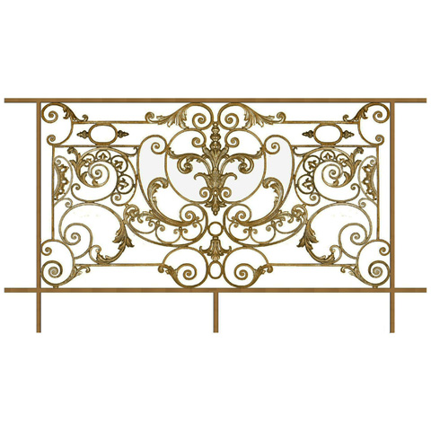 Garde-corps Amboise longueur 1950mm hauteur 1100mm FL3480 Balustrade en fonte Balustrade AMBOISE FL3480