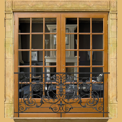 Garde-corps Amboise longueur 2200mm hauteur 1100mm FL3481 Balustrade en fonte Balustrade AMBOISE FL3481