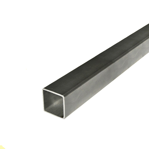 Barre profile tube 40x40mm longueur 2m carr lisse acier lamin brut