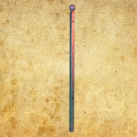 Poteau d'angle de cloture Linear a sceller 1350mm FT42084 Poteau  sceller Trous entr'axe moyen FT42084