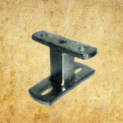 Pied support central court pour cloture FT4216 Pied support Modle court FT4216