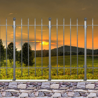 Grille cloture EASY 10.4 prte  poser