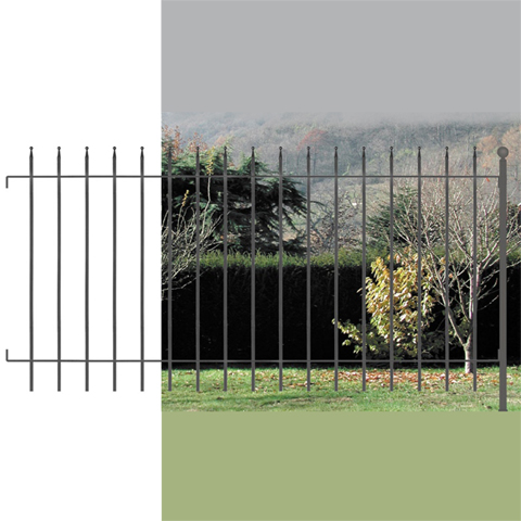 Grille cloture EASY 15 prte  poser FT42194 Clture EASY Grille hauteur 1,2m et 1,5m FT42194