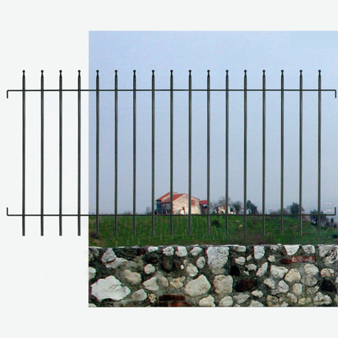 Grille de cloture TORINO 10 prte  poser FT4220 Clture TORINO Grille hauteur 1m et 1,2m FT4220