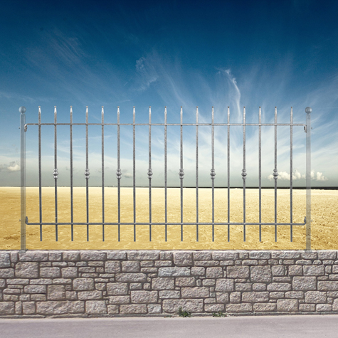 Grille de cloture VIENNA 10 prte  poser FT42221 Clture VIENNA Grille hauteur 1m et 1,2m FT42221