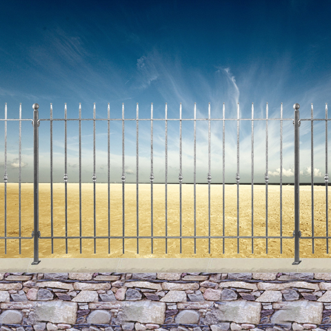 Grille de cloture VIENNA 12 prte  poser FT42224 Clture VIENNA Grille hauteur 1m et 1,2m FT42224