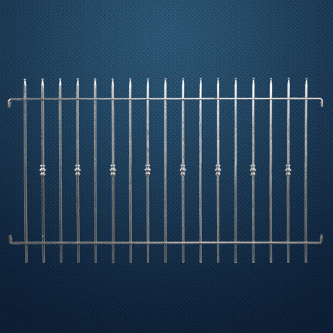 Grille de cloture VIENNA 12 prte  poser FT42224 Clture VIENNA Grille hauteur 1m et 1,2m FT42224