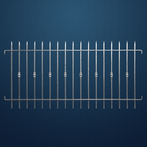 Grille de cloture MONACO 10 prte  poser FT42231 Clture MONACO Grille hauteur 1m FT42231