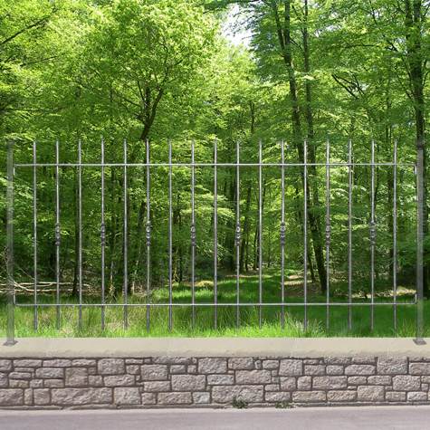 Grille de cloture MANTOVA 10 prte  poser FT4225 Clture MANTOVA Grille hauteur 1m et 1,2m FT4225