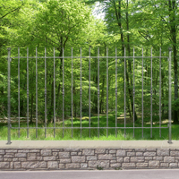 Grille de cloture MANTOVA 12 prte  poser